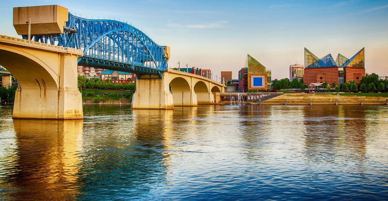 Bridge on the riverfront of Chattanooga